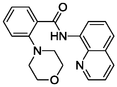 A method for direct amination reaction of aromatic amide aromatic ring c-h bond