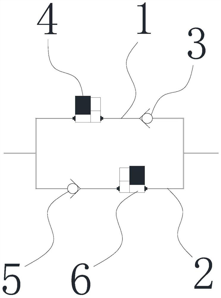 A device for measuring the amount of backflow in coalbed methane exploitation test