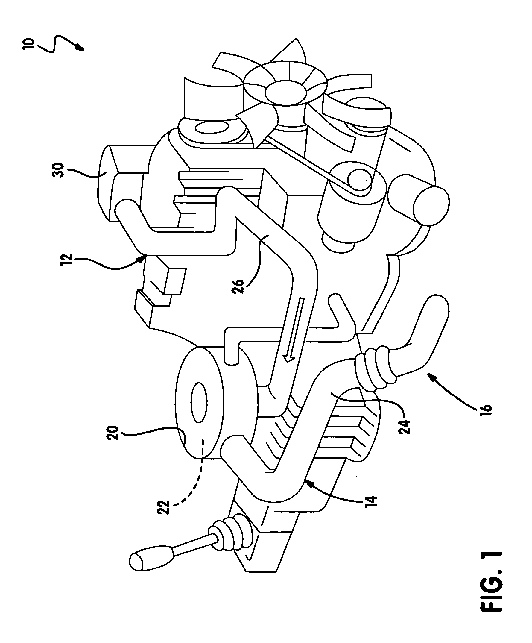 Air induction system with hydrocarbon trap assembly