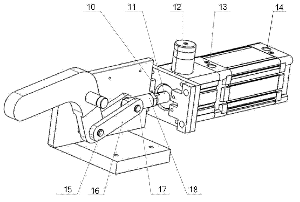 Tool for locating and clamping small enclosed frame in aircraft wall panel assembly