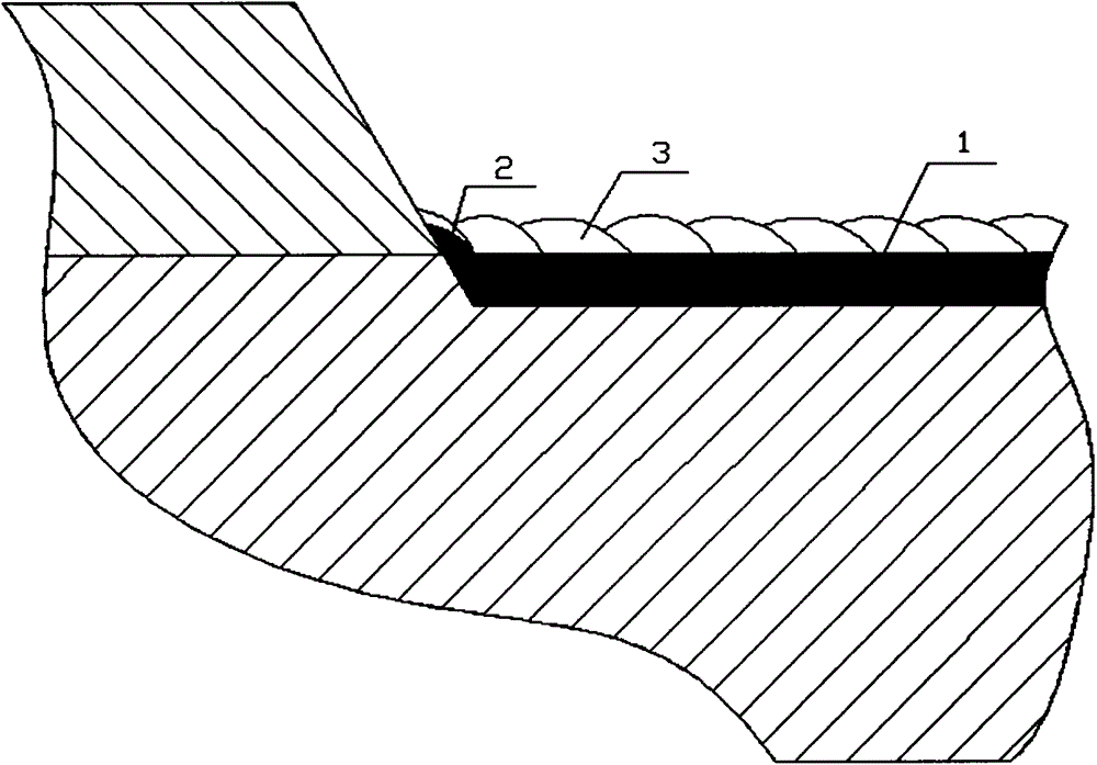 Large-area large-thickness TU2 copper/steel explosion composite material and defect repairing method