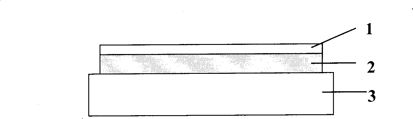 Titanium dioxide compound film optoelectronic pole and its production method