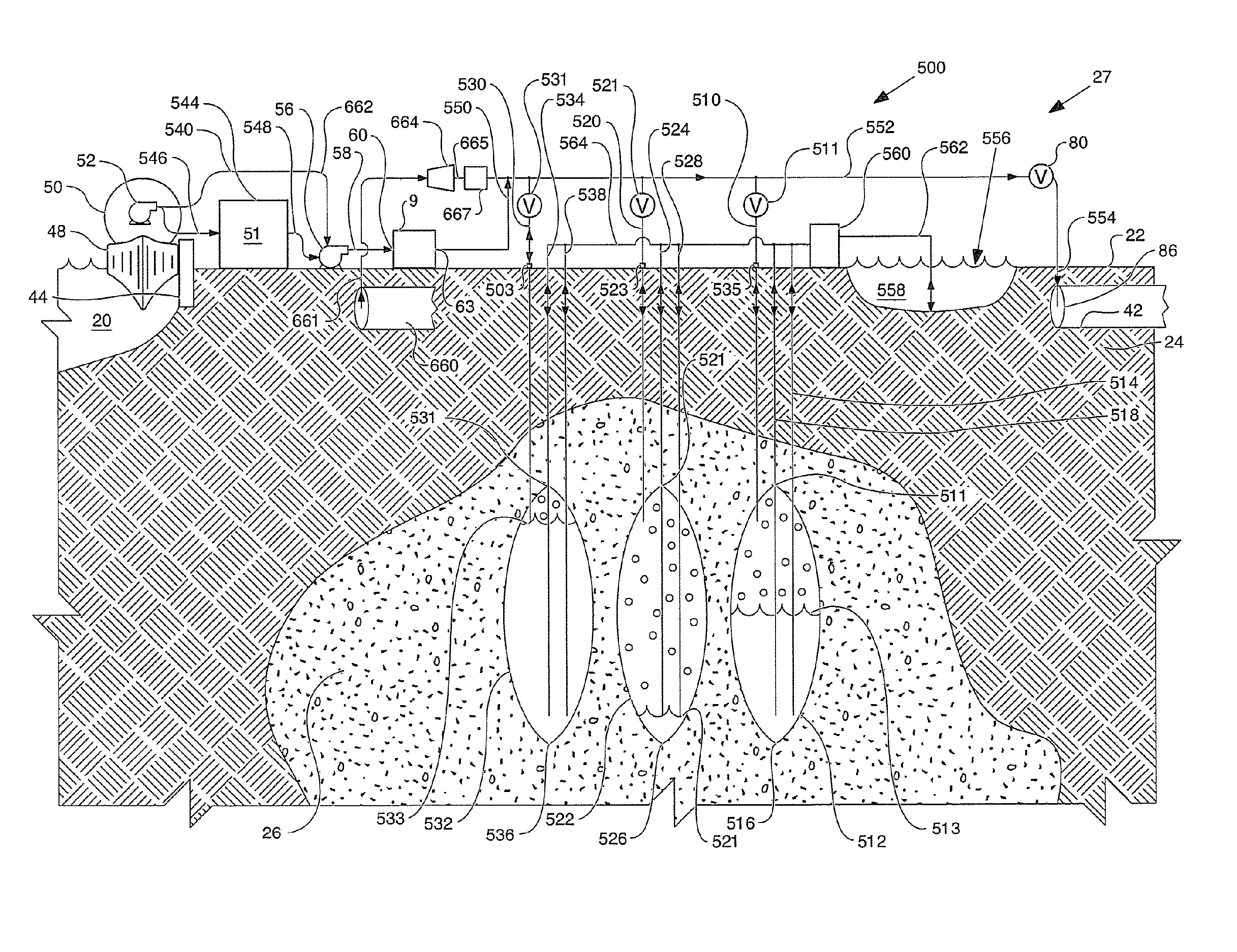 LNG receiving terminal that primarily uses compensated salt cavern storage and method of use