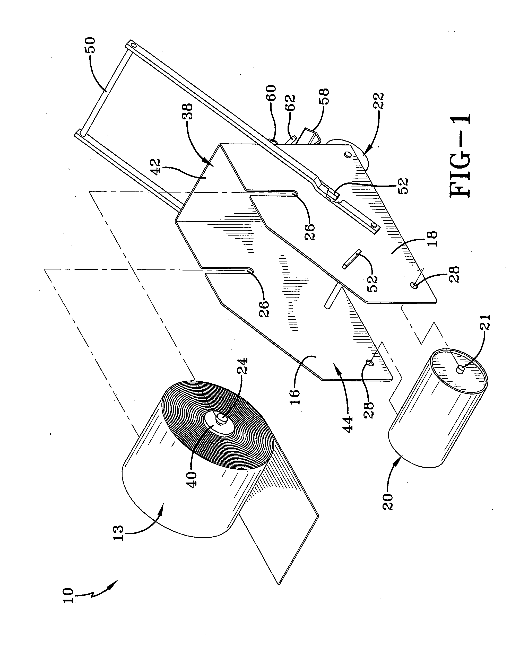 Roof seam tape applicator