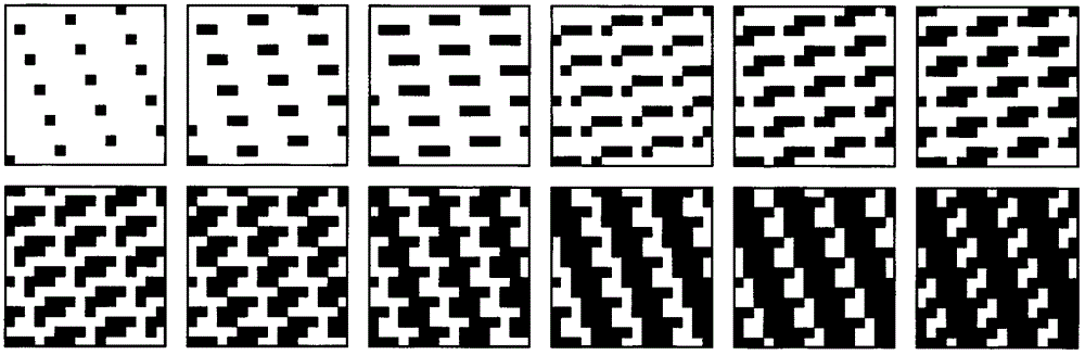 Design method for non-covered woven fabric structure formed by combining three sets of weft