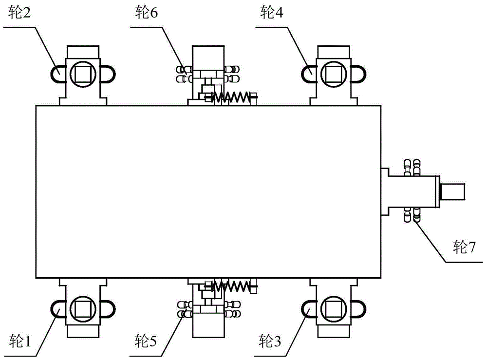 All-around wheeled mobile robot with relative posture detection function