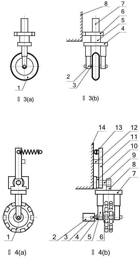 All-around wheeled mobile robot with relative posture detection function