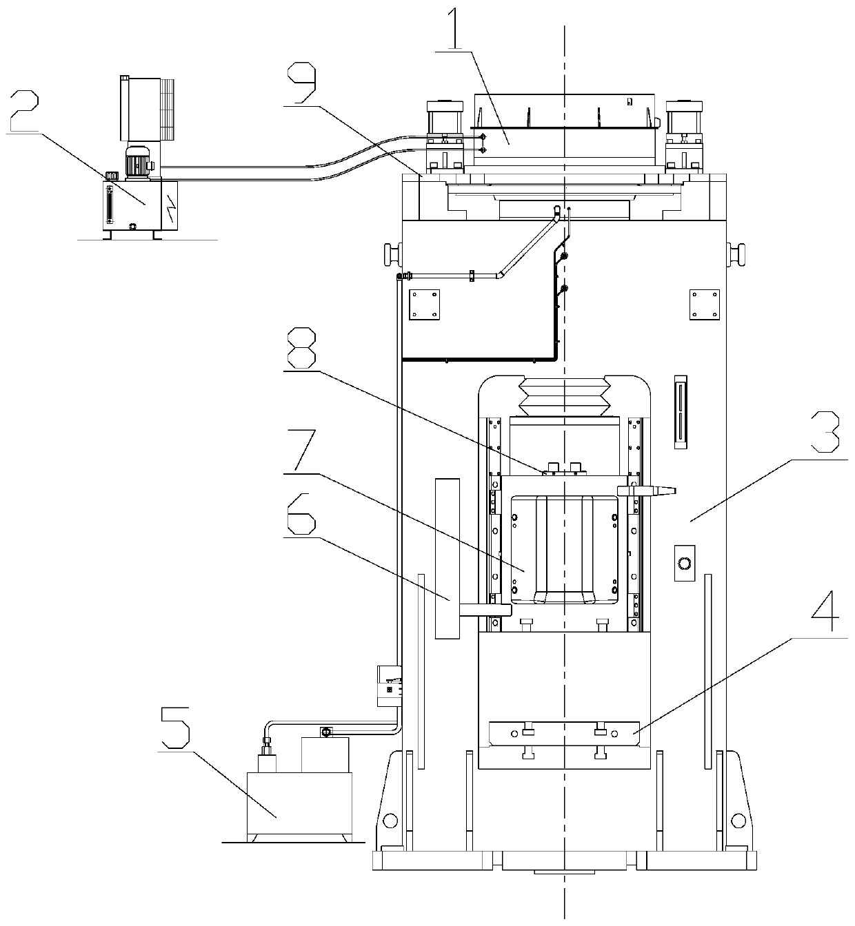 Numerical control direct-drive type electric screw press