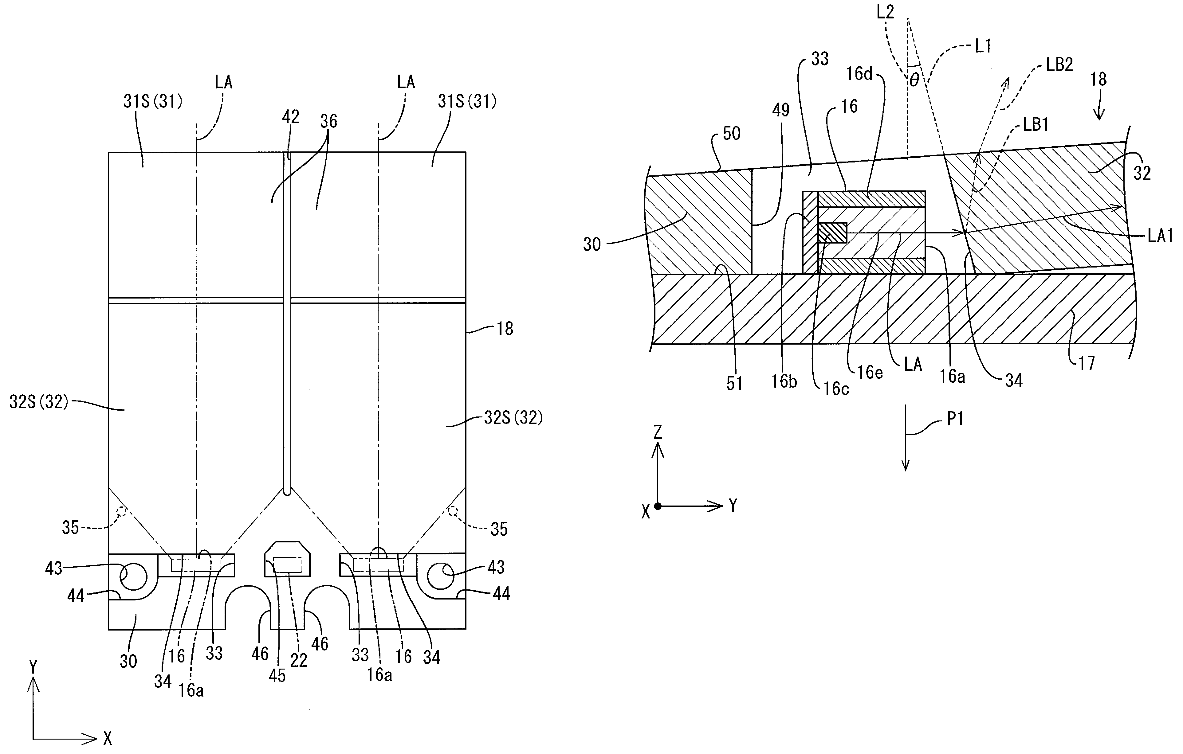 Lighting device, display device and television receiver