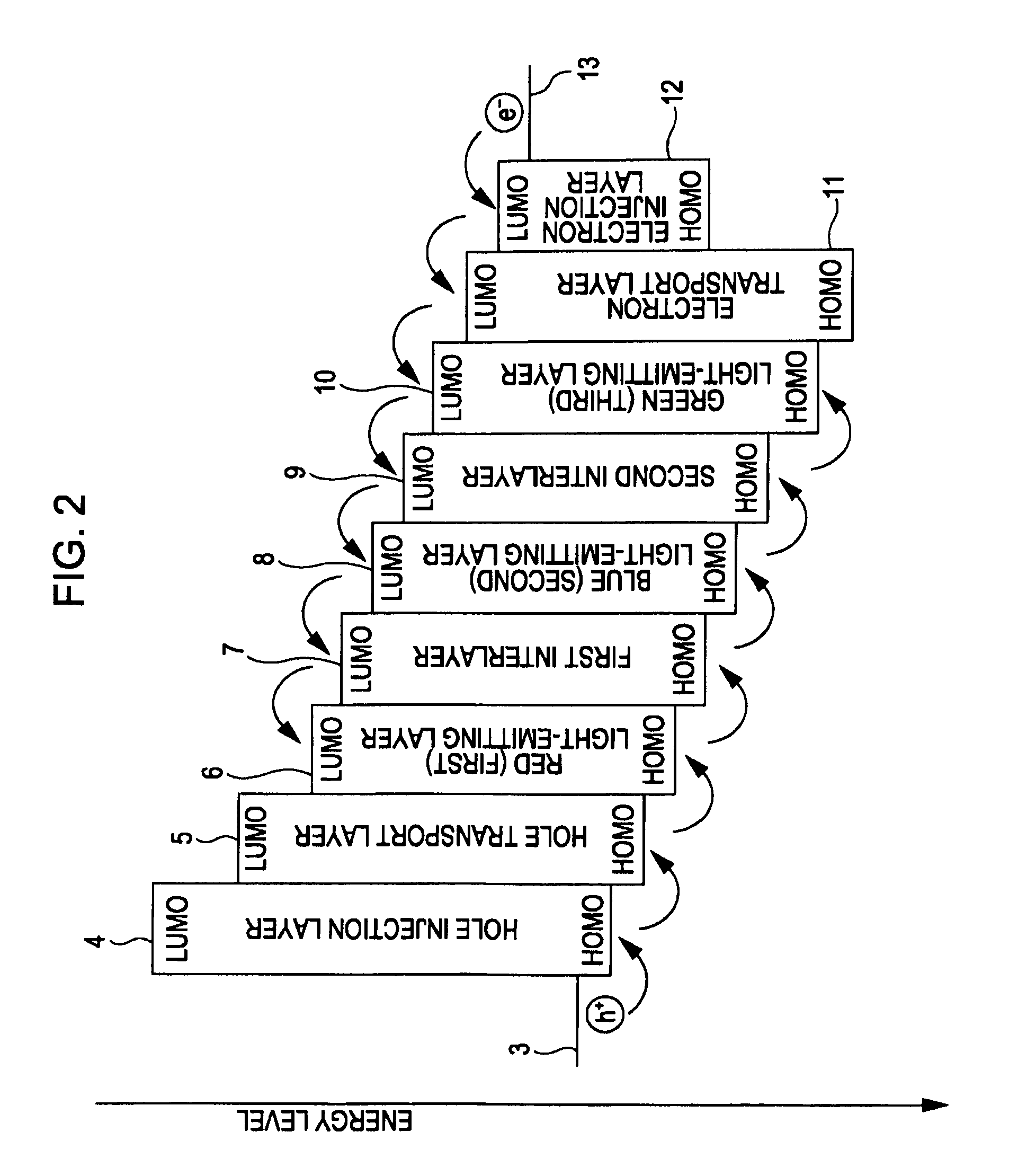 Light-emitting element, display device, and electronic apparatus