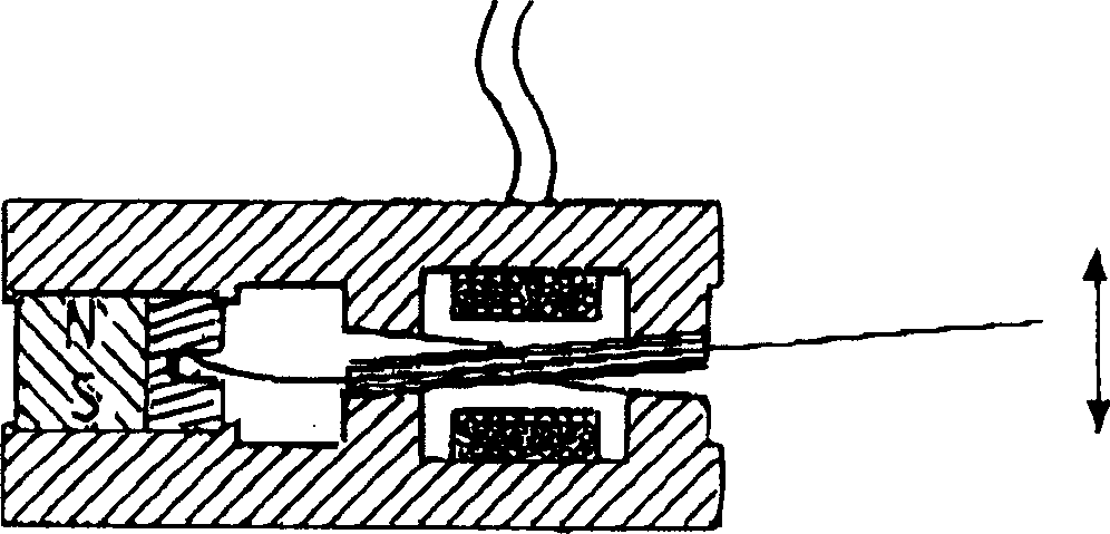 Pivoting electromagnetic actuator and integrated actuator and fluid flow control valve