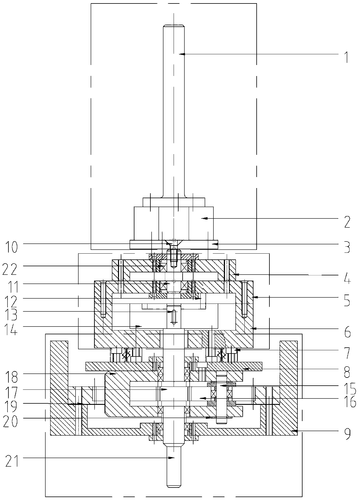 A device for measuring the stiffness of extremities and its measuring method