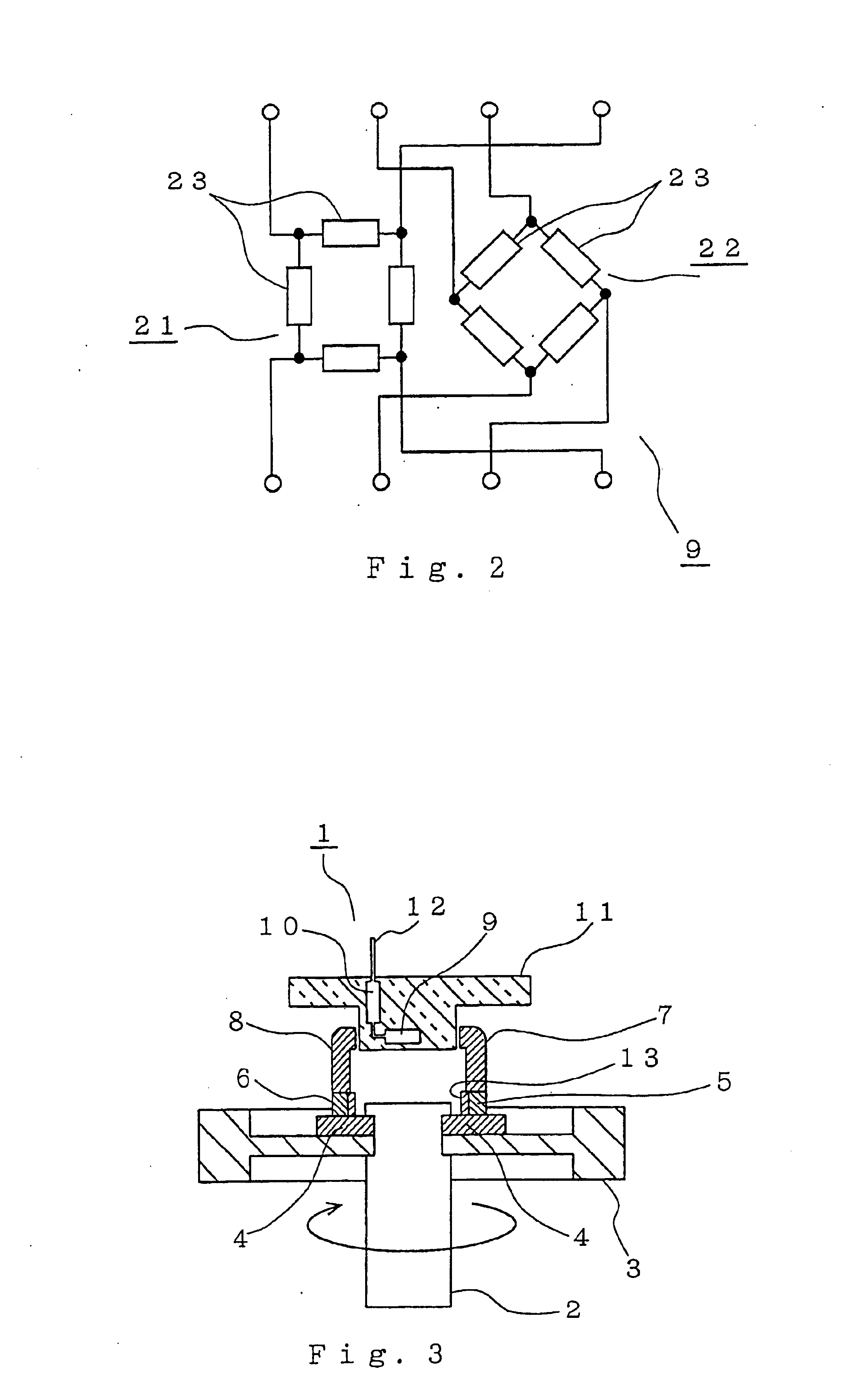 Non-contact type rotation-angle sensing device