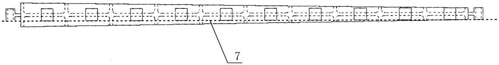 Efficient numerical control machining method for thin and long beam type parts