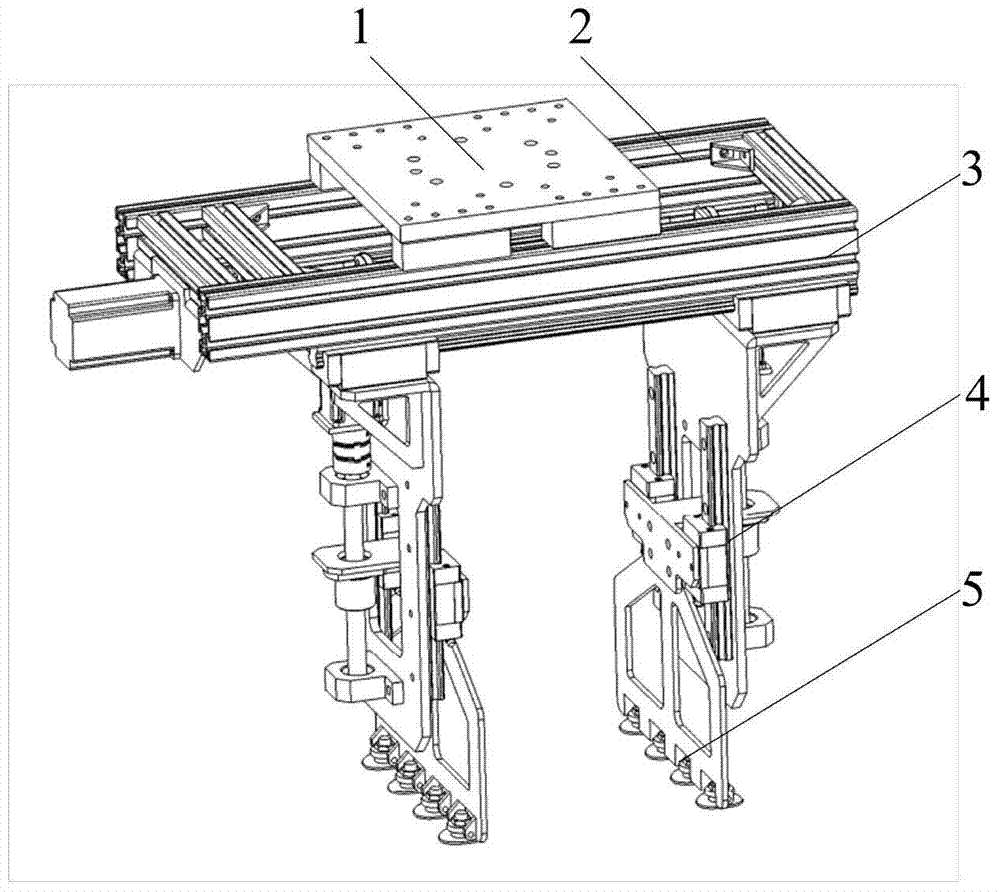 Chuck gripper device of stacking robot for complex surface