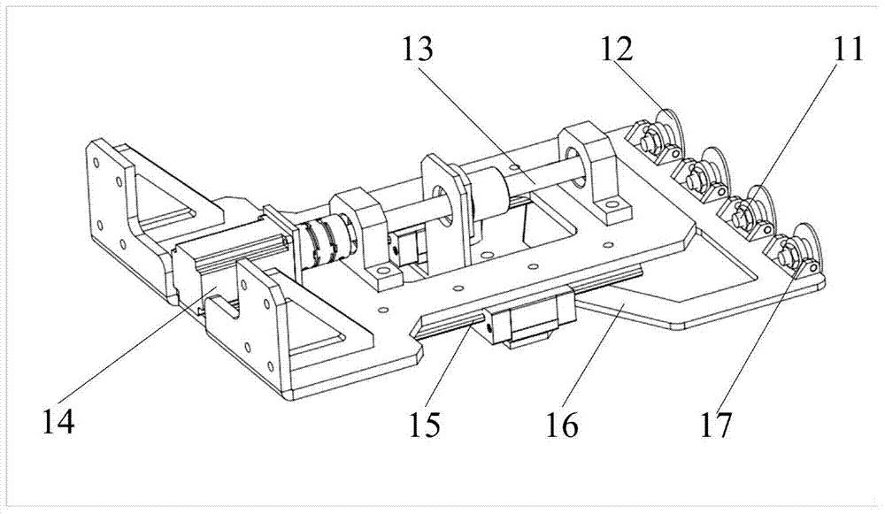 Chuck gripper device of stacking robot for complex surface