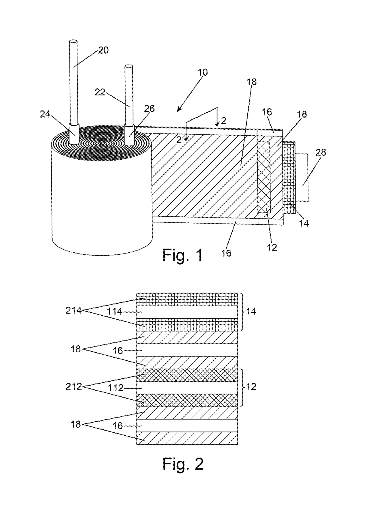 Hybrid capacitor and method of manufacturing a capacitor