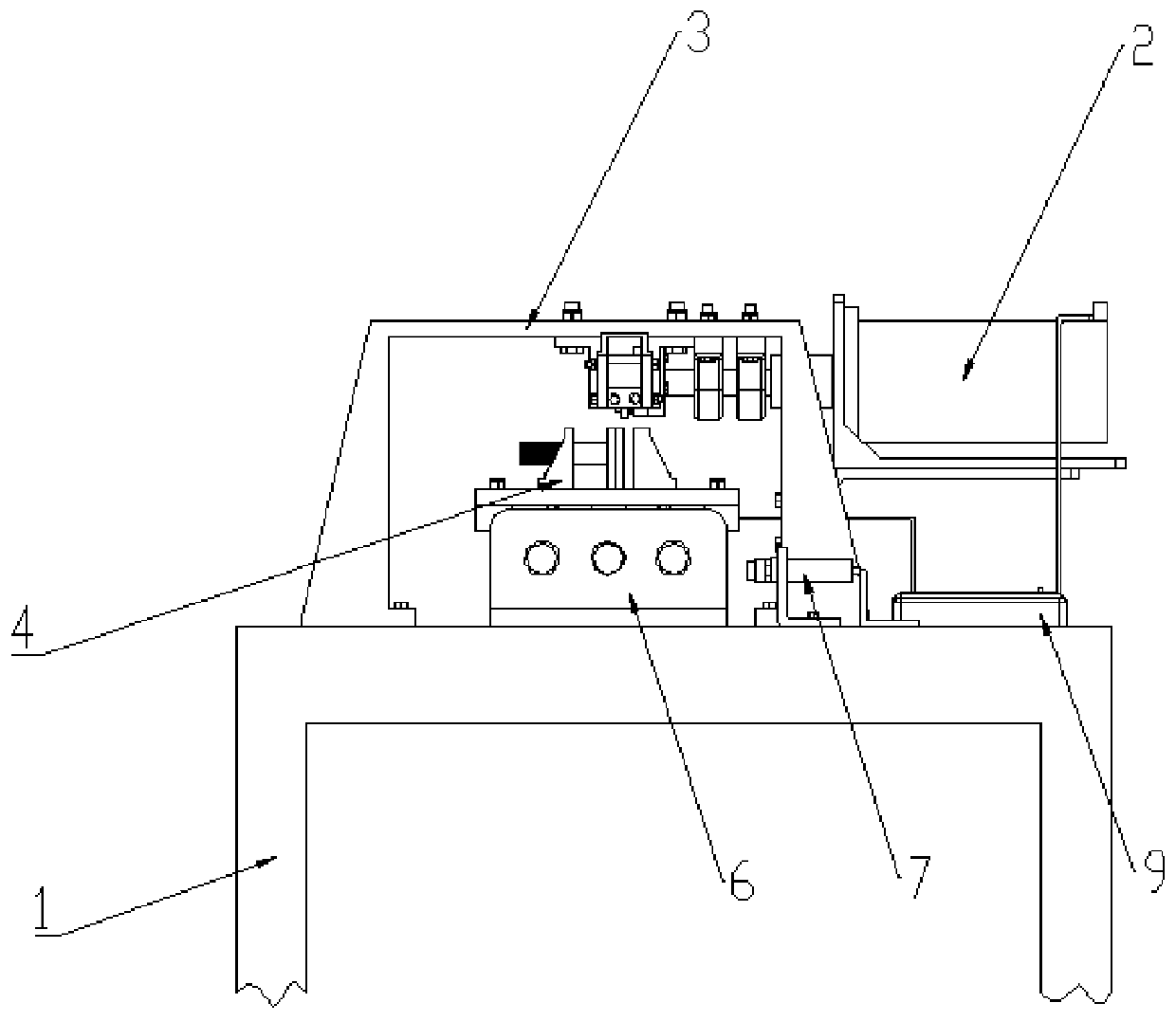 A vibration cutting impact drop test device and its working method