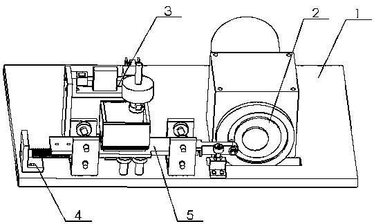 A friction and wear test device for orthopedic implant instruments