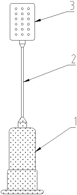 Noninvasive anesthesia needle