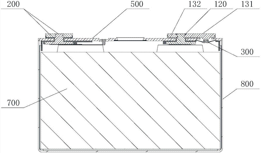 Power battery top cover component, power battery and battery module