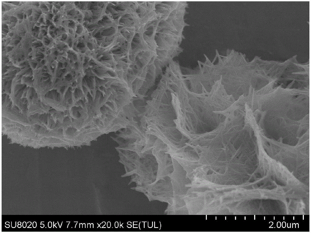 Method for preparing supercapacitor electrode material basic nickel-cobalt carbonate through hydrothermal method