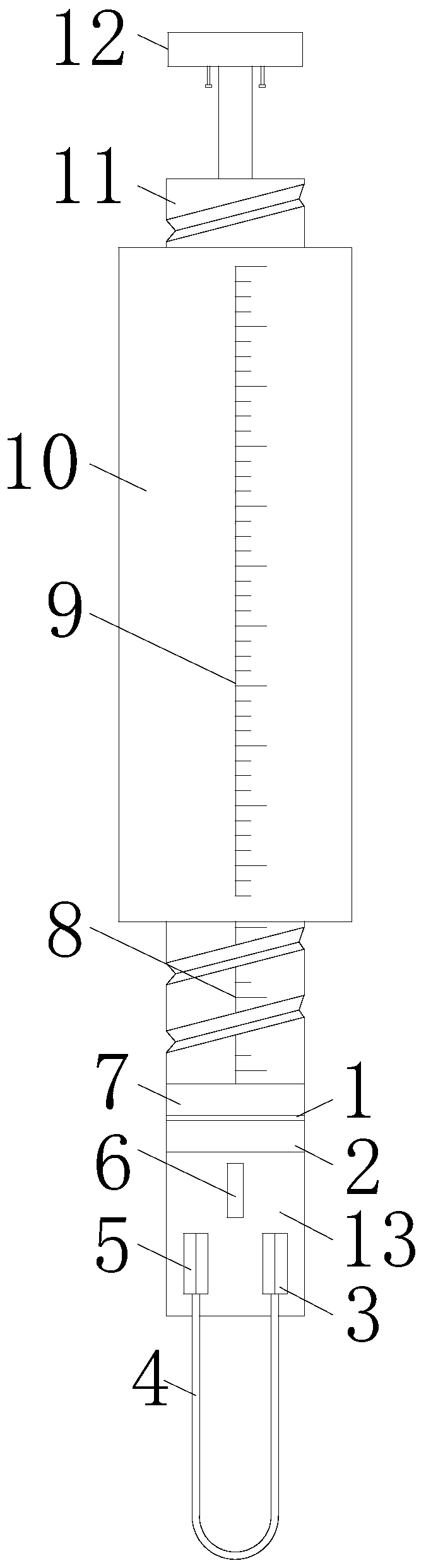 Recoverable hepatic portal obstruction device under laparoscope