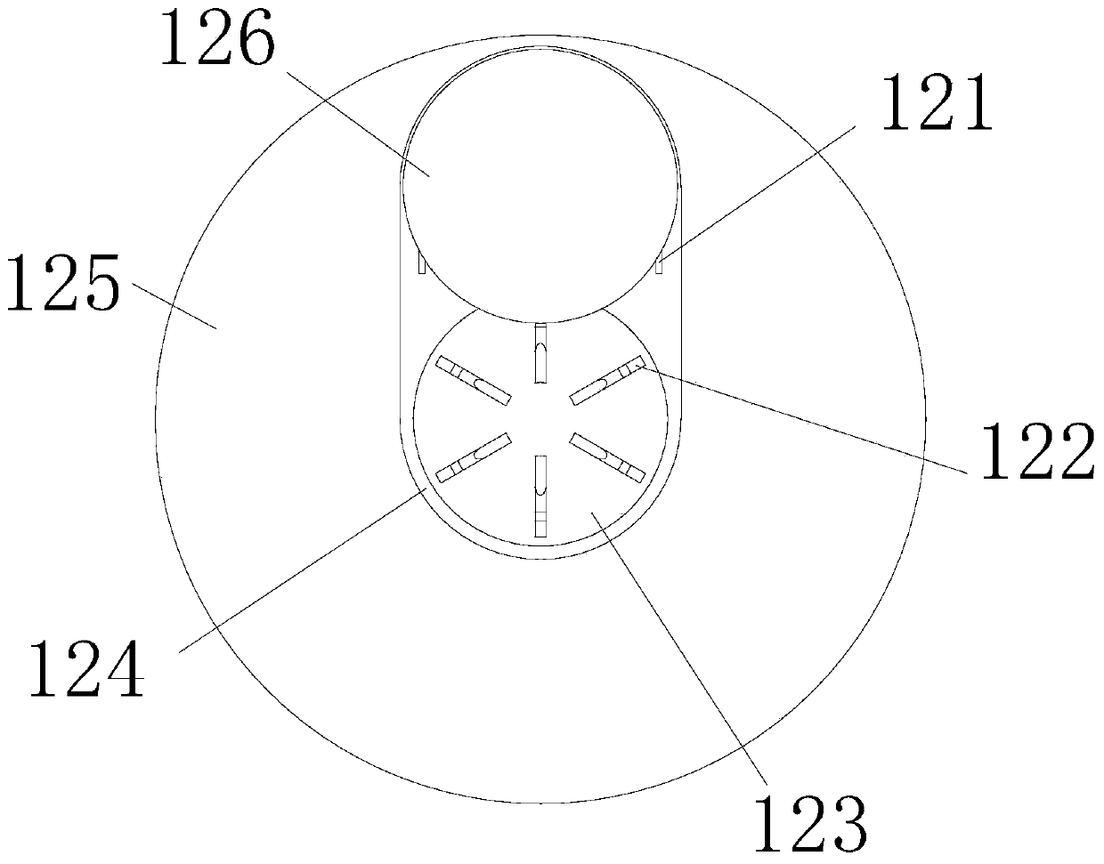 Recoverable hepatic portal obstruction device under laparoscope