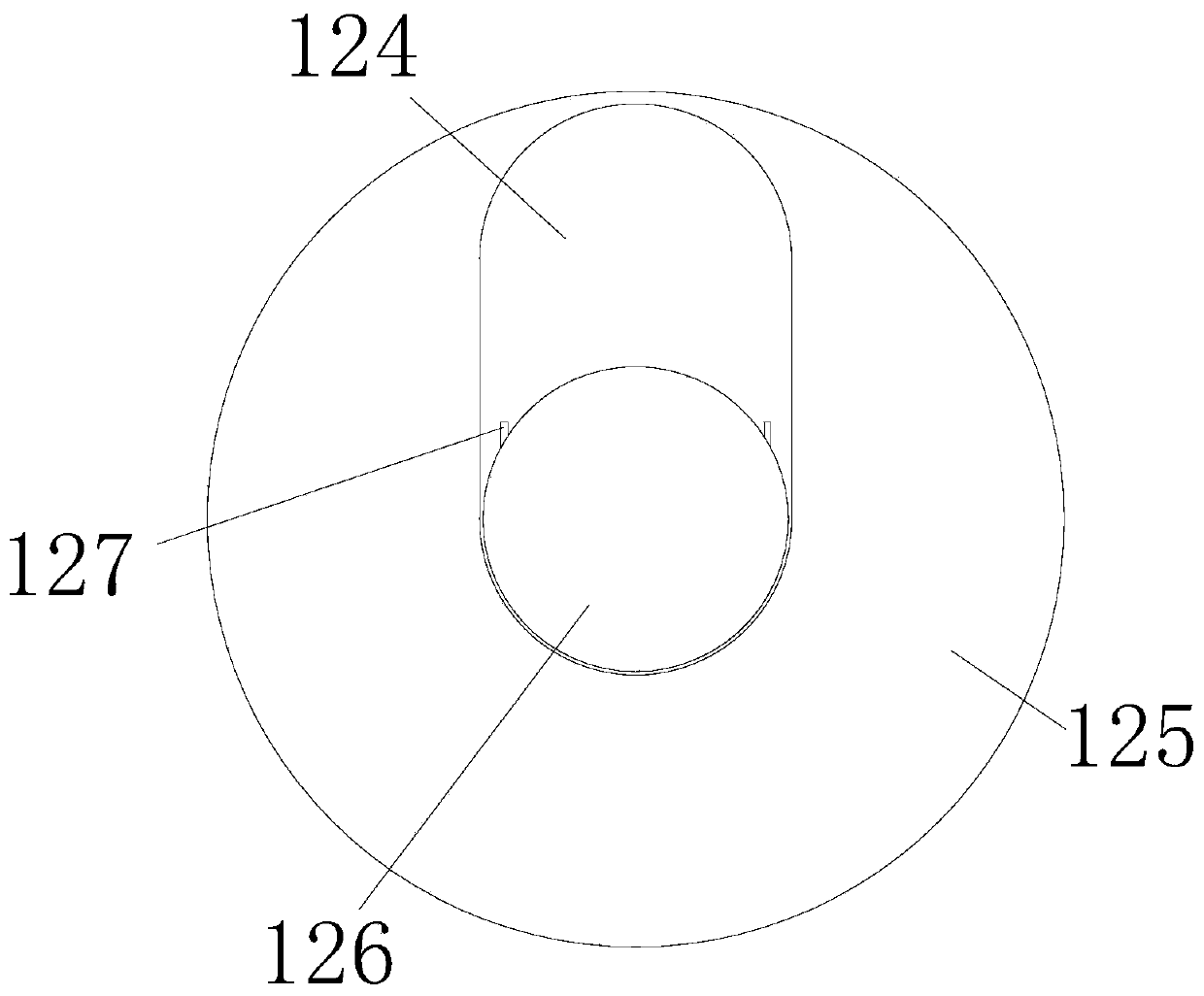 Recoverable hepatic portal obstruction device under laparoscope