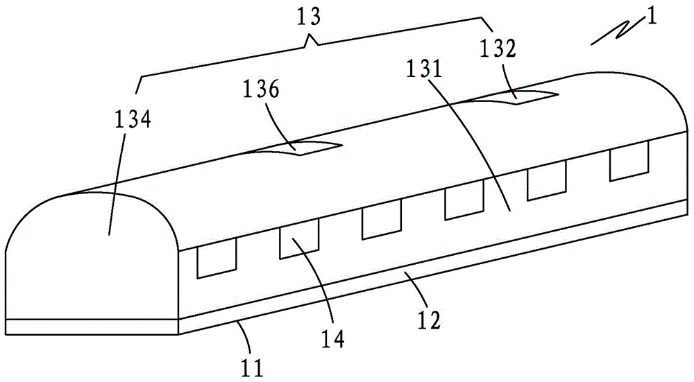 Microbial fermentation bed sow large-column breeding pigsty structure