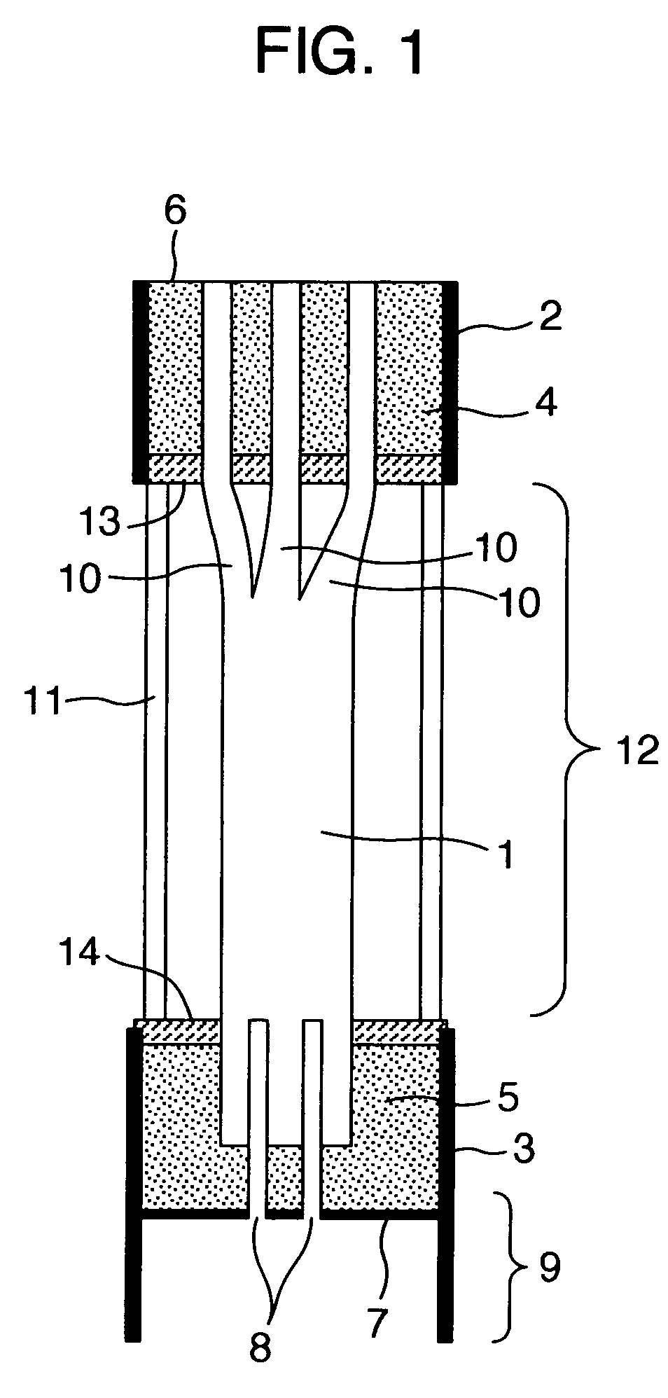 Membrane cartridge, membrane separating device, and membrane separating method