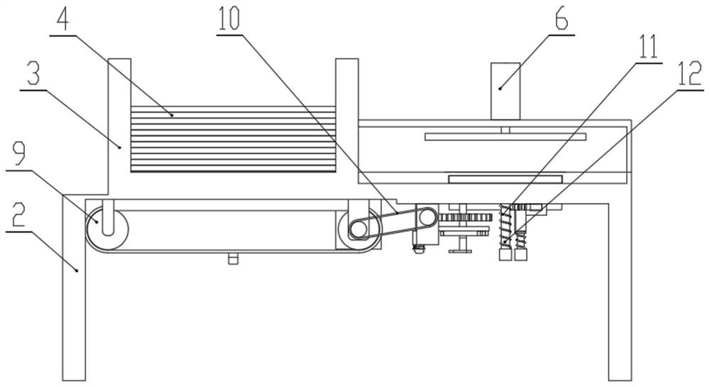 Automobile stamping mechanism capable of automatically demolding and feeding