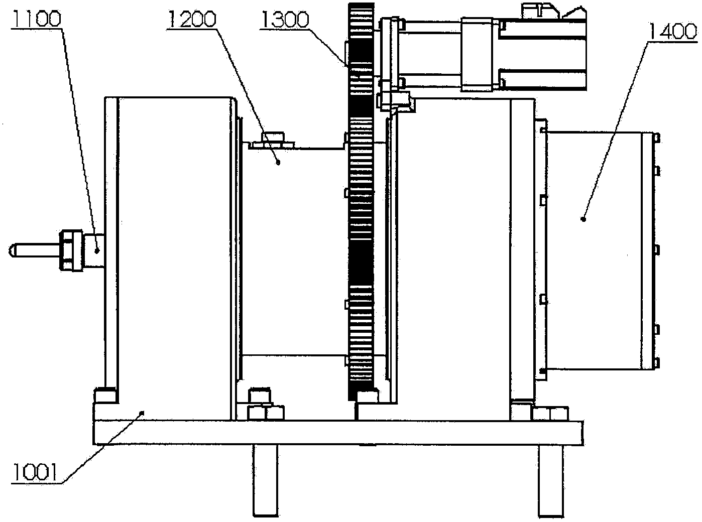 Hole helical milling device