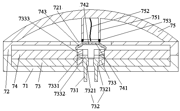 Automobile door and window elevating switch assembly