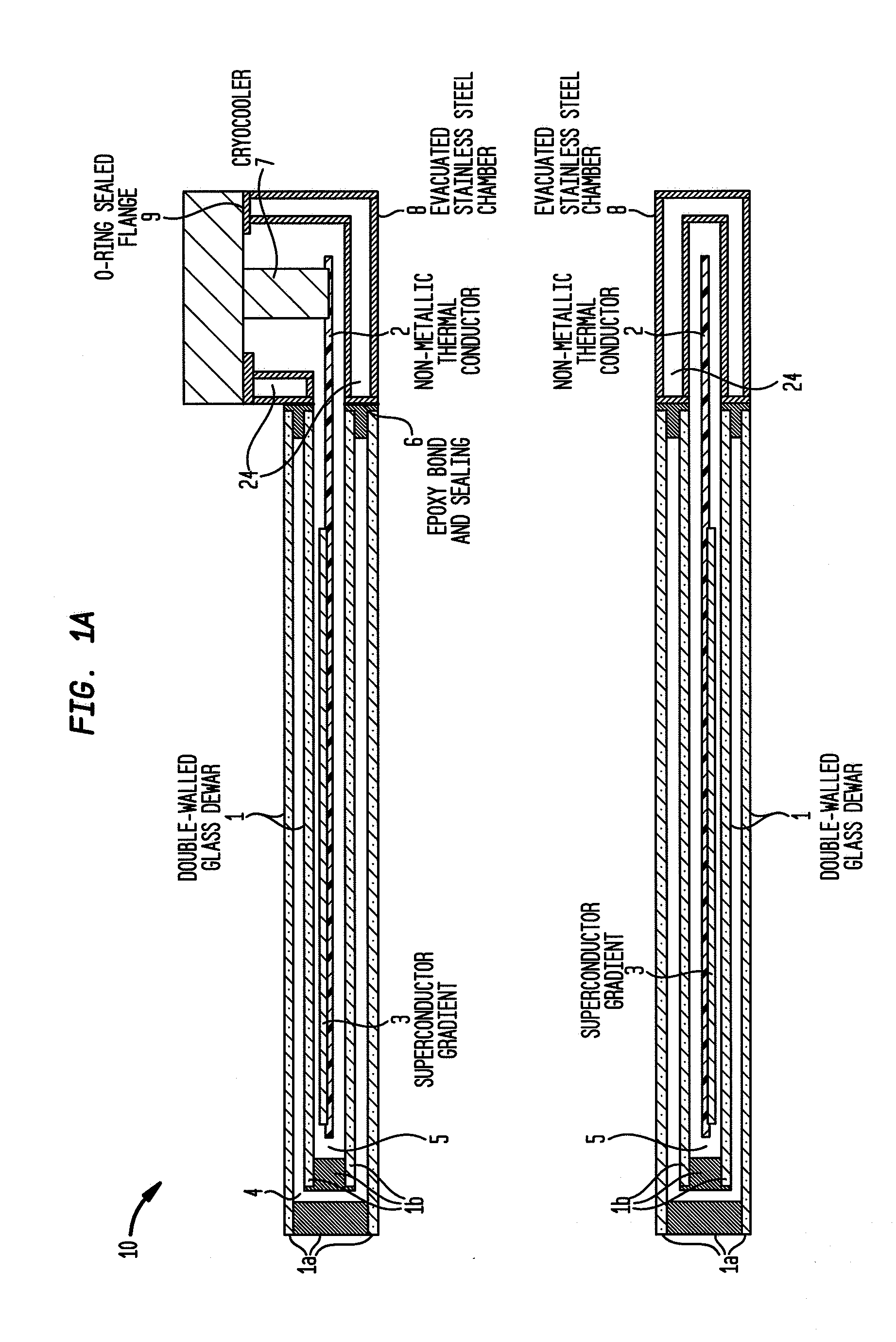 Cryogenically cooled superconductor gradient coil module for magnetic resonance imaging