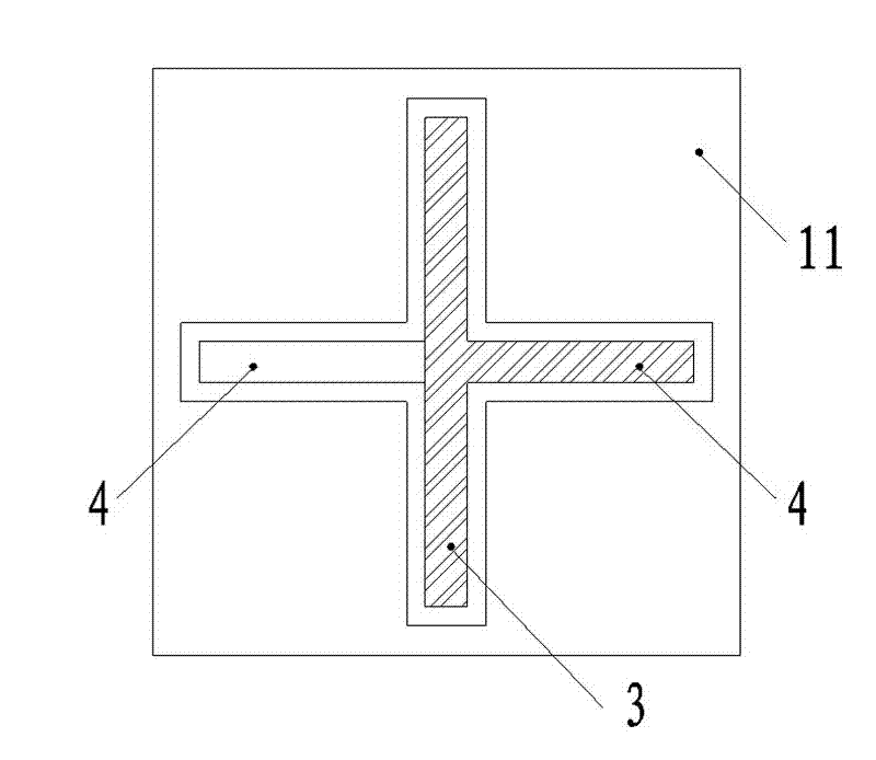 Rod type core bar bending restrain steel support