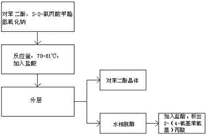 Method for preparing 2-(4-methoxy phenoxy) propionic acids