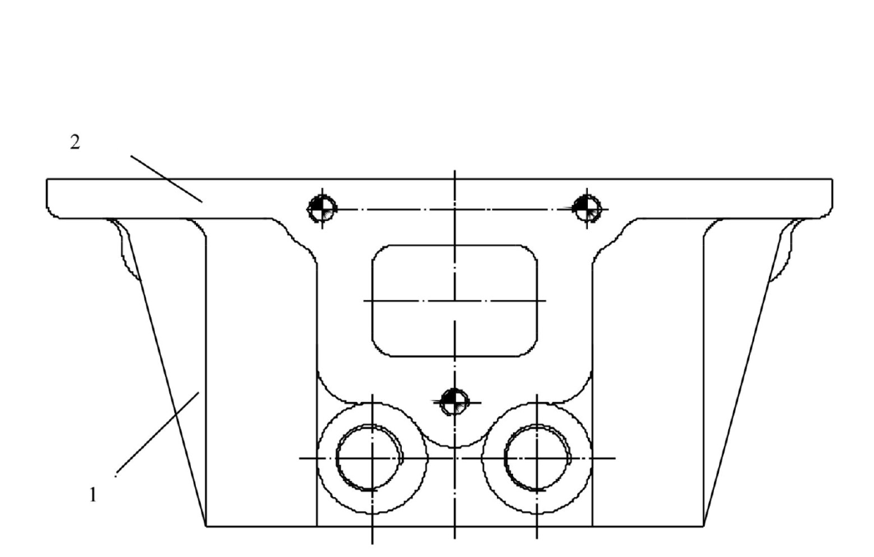 Novel diesel engine cylinder cover