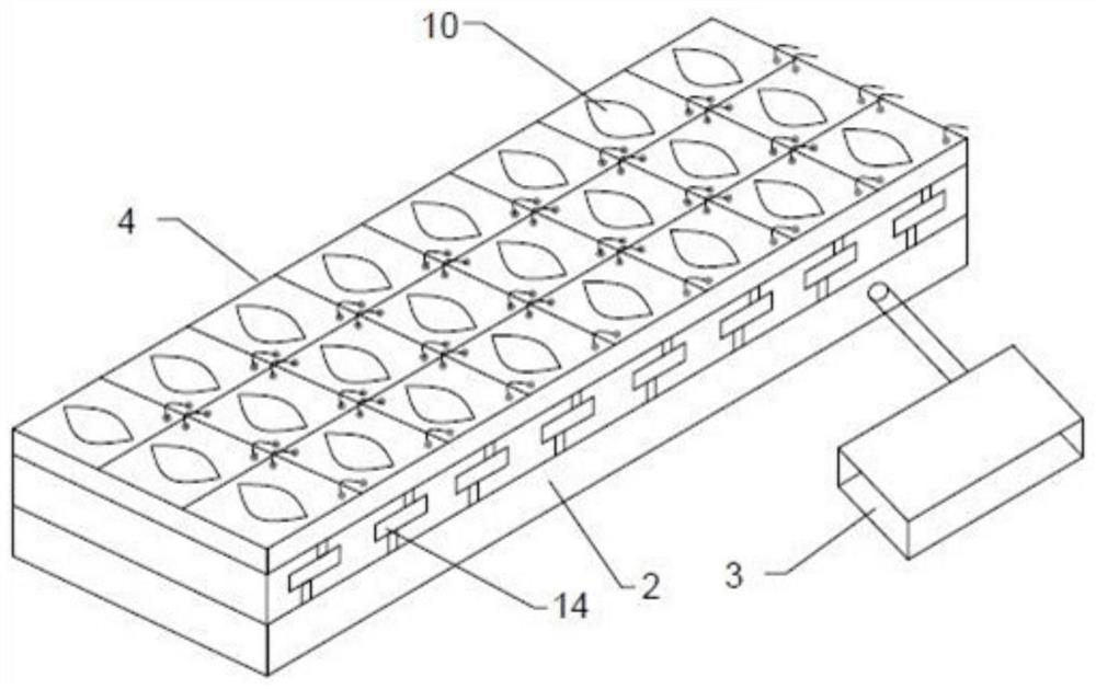 Distributed control air mattress