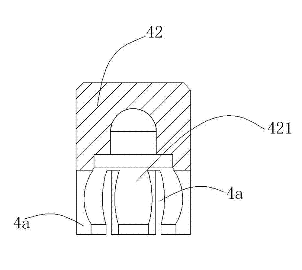 Motor and play detection device of output shaft thereof