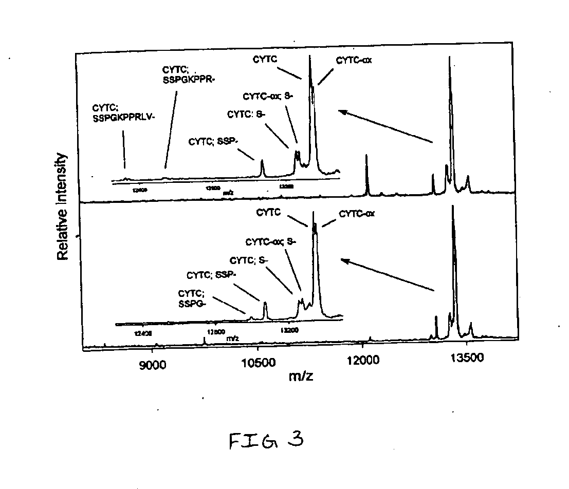 Analysis of proteins from biological fluids using mass spectrometric immunoassay