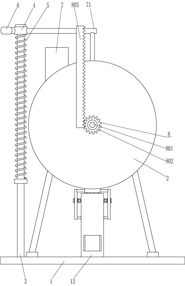 A two-color ball extraction device for random selection