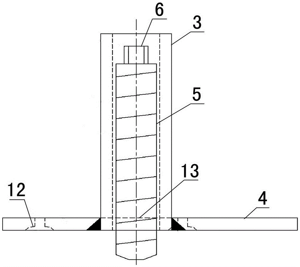 Adjustable screw bolt support seat for wood structure platform, adjustable structure for wood structure platform and wood structure platform