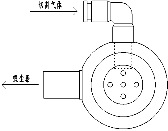 Fiber laser device and cutting method for cutting sapphire glass