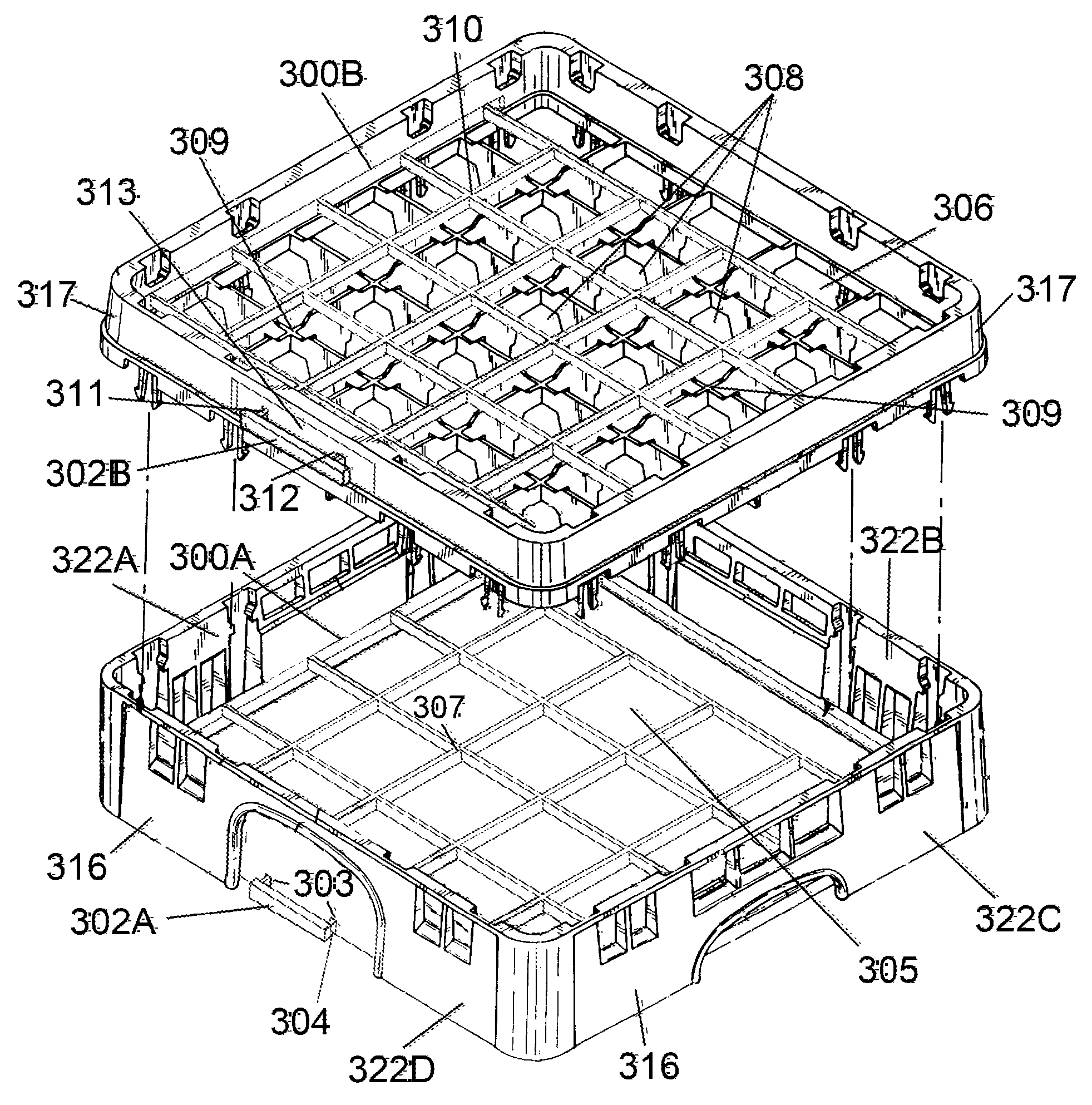 Apparatuses and methods for dishwasher rack emptying