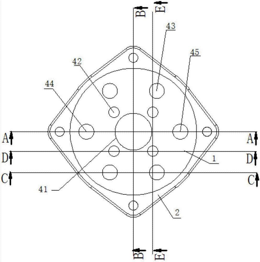 Pilot valve casting and casting technique thereof