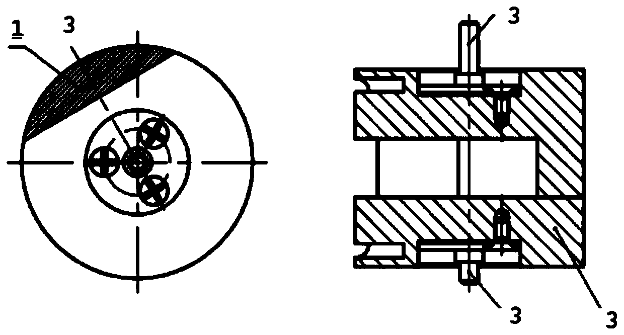 Electromagnetic leakage suppression device of waveguide switch