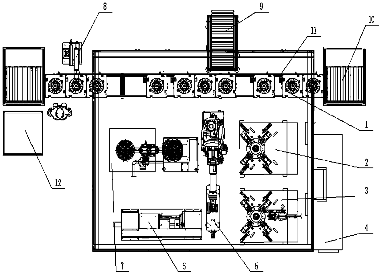 Intelligent automatic detection method for clutch driven disc