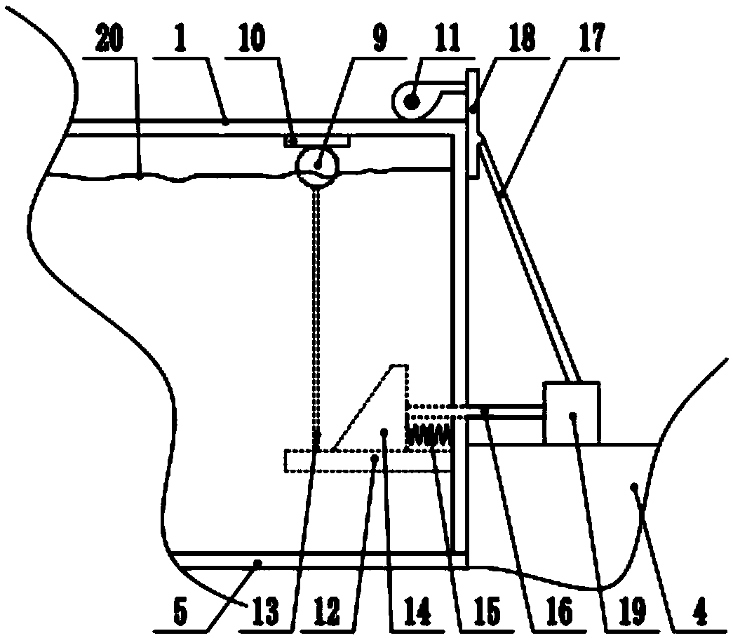 Motorcycle fuel tank tipping prevention device