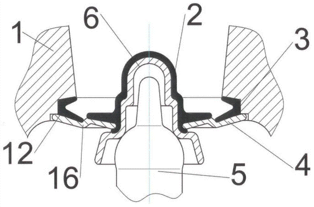 Elastic seal automatic sprinkler head